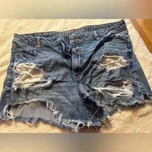 American Eagle Distressed Denim Shorts
